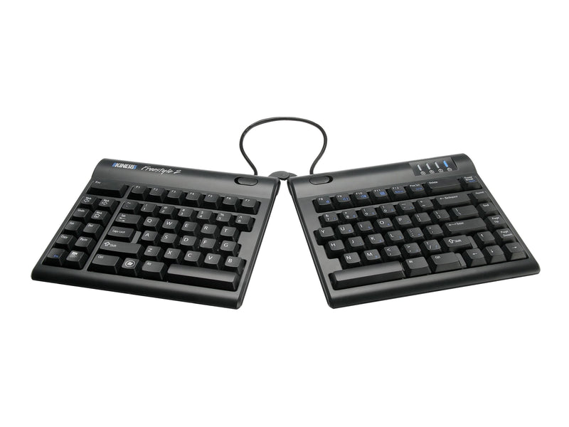 Clavier Kinesis Freestyle2 pour PC, anglais américain, noir, séparation de 9 pouces et V3