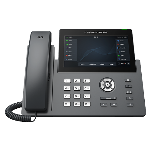 Grandstream GRP2670 IP Phone - Corded - Corded - Bluetooth, Wi-Fi - Wall Mountable, Desktop