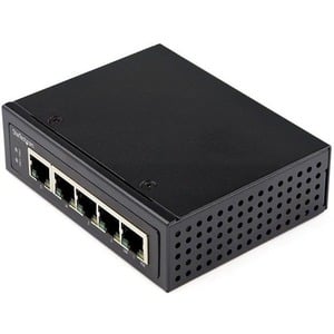 StarTech.com Industrial 5 Port Gigabit PoE Switch 30W - Power Over Ethernet Switch - GbE POE+ Network Switch - Unmanaged - IP-30