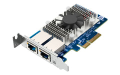 QNAP DUAL-PORT 10GBASE-T 10GB NETWORK EXPANSION CARD; LOW-PROFILE FORMFACTOR; PC