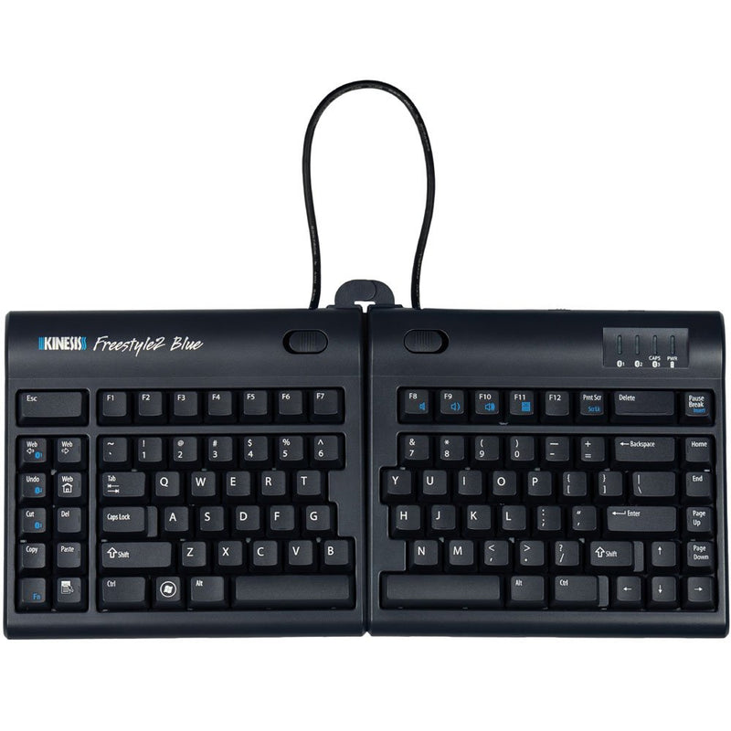 Clavier Kinesis Freestyle2 pour PC, Bluetooth multicanal, légende en anglais américain