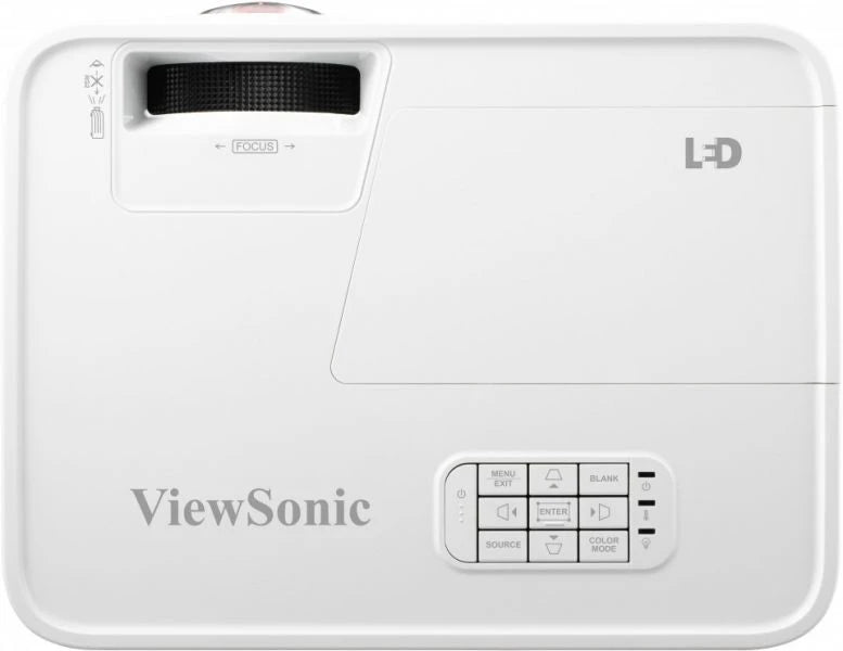 ViewSonic LS560WH Projecteur DLP à courte focale - 16:10 - Montable au plafond, Montable au mur, Montable au sol - Blanc