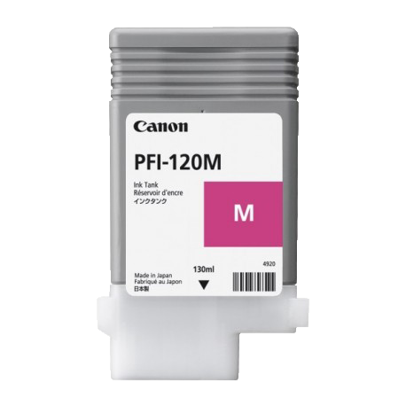 Cartouche d'encre jet d'encre originale Canon PFI-120M - Pack magenta