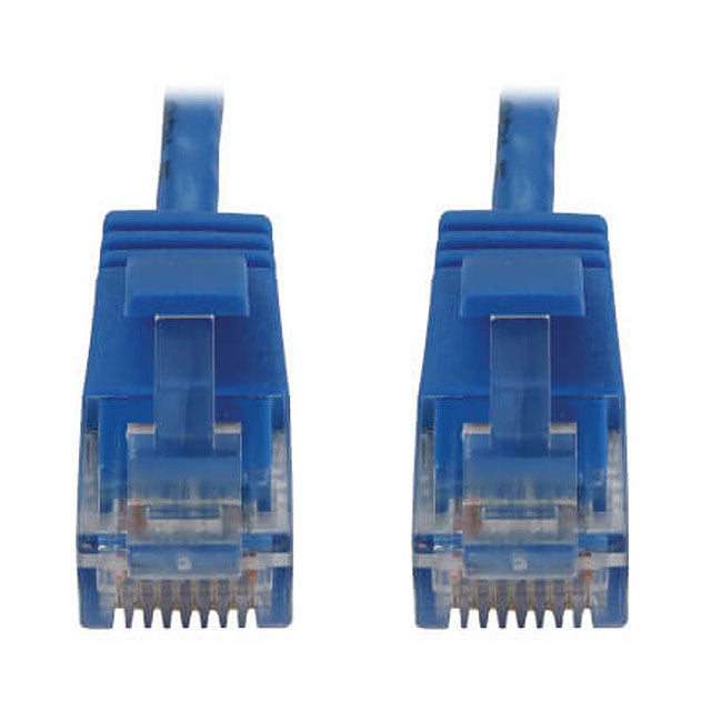 Tripp Lite Cat6a 10G Câble de raccordement réseau UTP fin moulé sans accroc (M/M), bleu, 10 pi