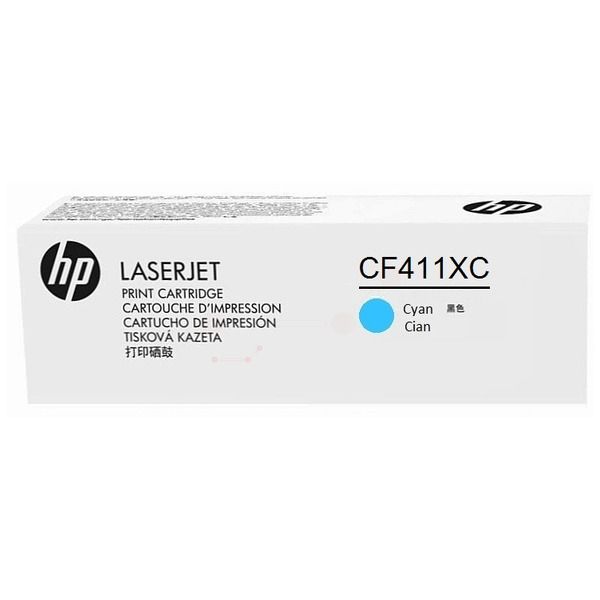 Cartouche de toner laser HP 410X à haut rendement d'origine - Pack cyan