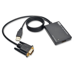 Tripp Lite Convertisseur adaptateur composant VGA vers HDMI avec alimentation audio USB VGA vers HDMI 1080p