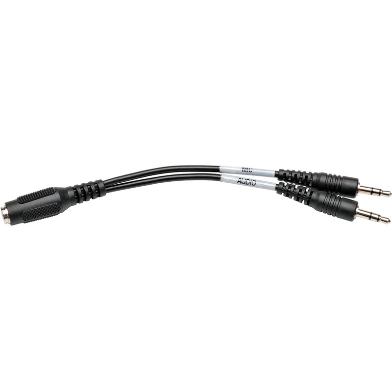 Tripp Lite 6in 4-Position Female to 3x2-Position Male Audio Headset Splitter Adapter 3.5mm 6"