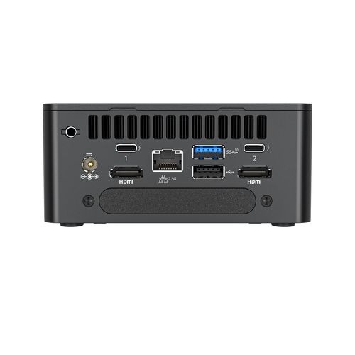 ASUS PN63-S1 Mini PC Barebone with Intel Core i3-1115G4, up to 64GB DDR4 RAM, two M.2 SSD plus one 2.5-inch HDD, WiFi 6, Bluetooth, USB-C with VESA Mount (PN63-S1-BB3000XFD)