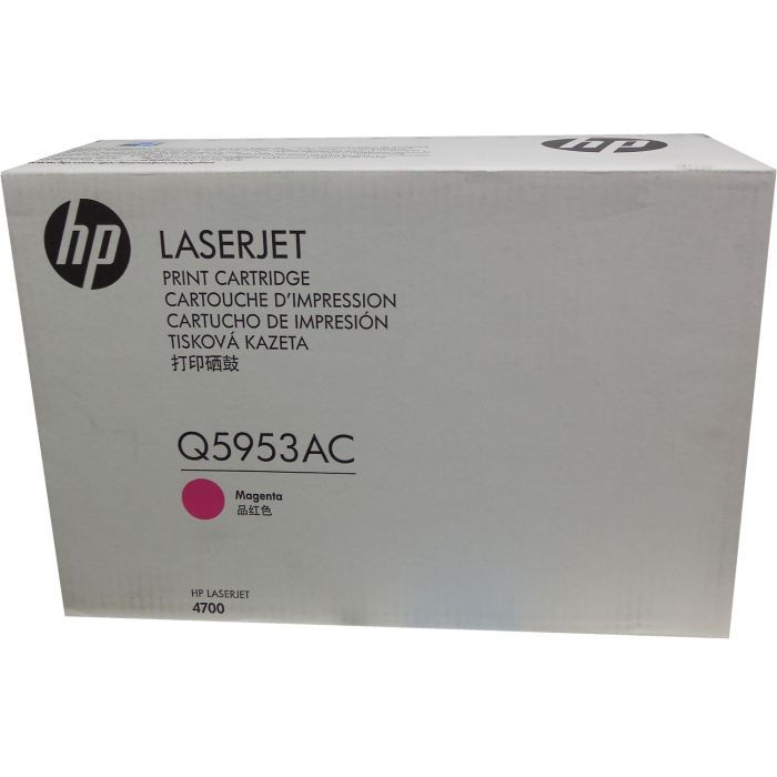 HP 643A Original Laser Toner Cartridge - Magenta - 1 Pack