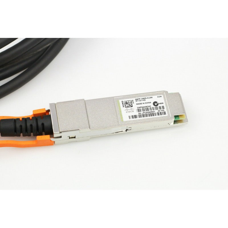 StarTech.com Câble à connexion directe QSFP+ vers QSFP+ 40G de 3 m pour Cisco QSFP-H40G-CU3M - DAC en cuivre 40GbE 40Gbps Twinax passif