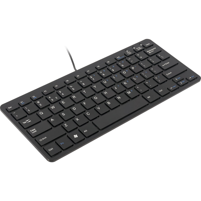 COMPACT KEYBOARD, WIRED, BLACK
