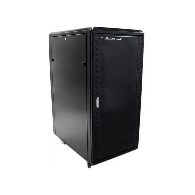 StarTech.com 4-Post 25U Server Rack Cabinet, 19" Data Rack Cabinet for Computer / IT Equipment, Home Network Rack, Half Height Server Rack