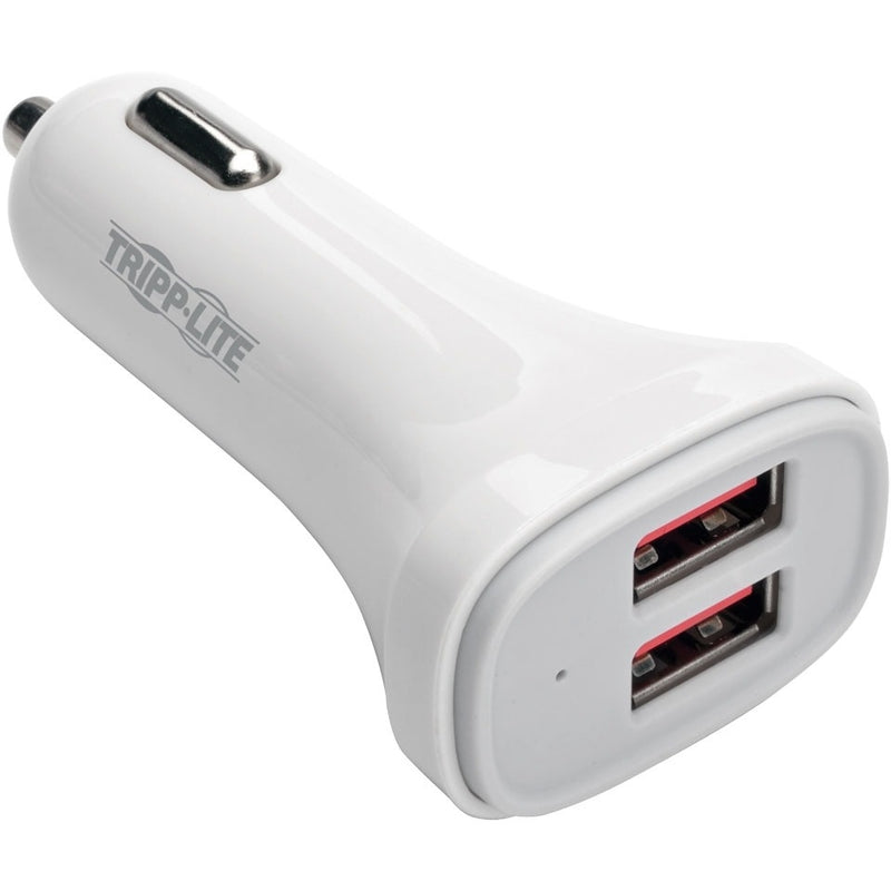 Tripp Lite by Eaton Chargeur de voiture USB double port pour tablettes et téléphones portables, 5 V 4,8 A (24 W)