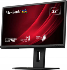 VIEWSONIC 22 1080P ERGONOMIC 40-DEGREE TILT MONITOR WITH HDMI DP AND VGA