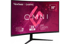 MONITEUR DE JEU VIEWSONIC 32INC OMNI COURBE 165HZ QHD 1MS AVEC FREESYNC PREMIUM,2