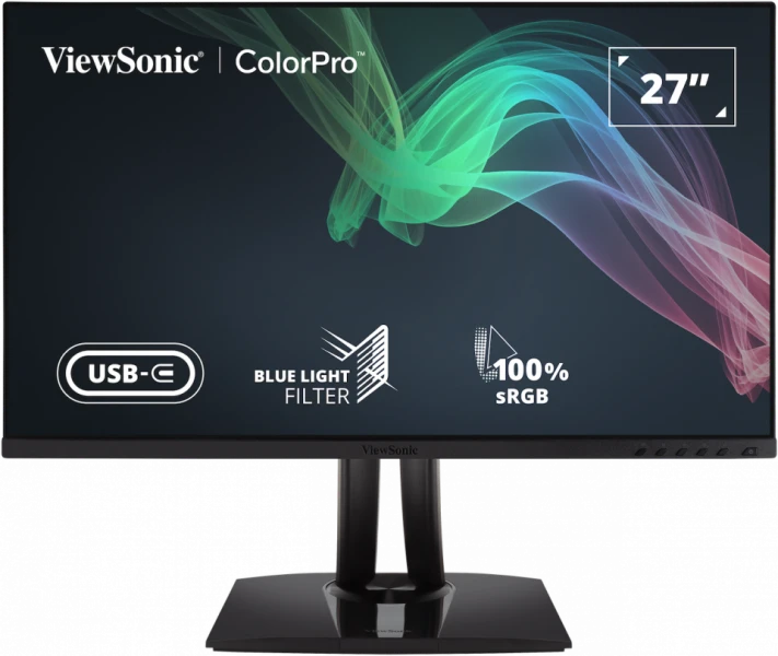 VIEWSONIC 27IN QHD PROFESSIONAL GRAPHIC DESIGN MONITOR USB-C 2560X1440 RES