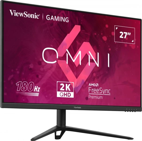 VIEWSONIC 27INCH OMNI 1080P 165HZ ERGONOMIC GAMING MONITOR WITH AMD FREESYNC PRE