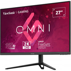 VIEWSONIC 27INCH OMNI 1440P 1MS 165HZ IPS ERGONOMIC GAMING MONITOR WITH FREESYNC