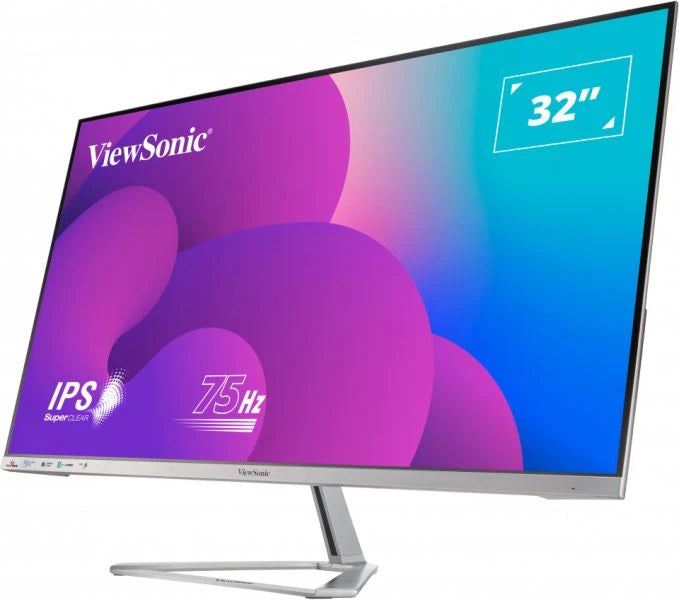 Moniteur LED ViewSonic 32 pouces, résolution 1920x1080, IPS, entrées polyvalentes (HDMI,