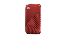 WD My Passport WDBAGF0010BRD-WESN 1 TB Portable Solid State Drive - External - Red