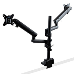StarTech.com Desk Mount Dual Monitor Arm, Height Adjustable Full Motion Monitor Mount for 2x VESA Displays up to 32