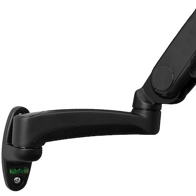 StarTech.com Single Wall Mount Monitor Arm, Gas-Spring, Full Motion Articulating, For VESA Mount Monitors up to 34" (19.8lb/9kg)