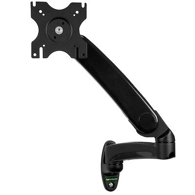 StarTech.com Single Wall Mount Monitor Arm, Gas-Spring, Full Motion Articulating, For VESA Mount Monitors up to 34" (19.8lb/9kg)