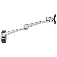 VESA 75x75/100x100mm articulating wall mount monitor arm for a single display up