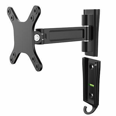 StarTech.com Wall Mount Monitor Arm, Single Swivel, For VESA Mount Monitors / Flat-Screen TVs up to 34" (33.1lb/15kg), Monitor Wall Mount