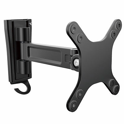 StarTech.com Wall Mount Monitor Arm, Single Swivel, For VESA Mount Monitors / Flat-Screen TVs up to 34" (33.1lb/15kg), Monitor Wall Mount