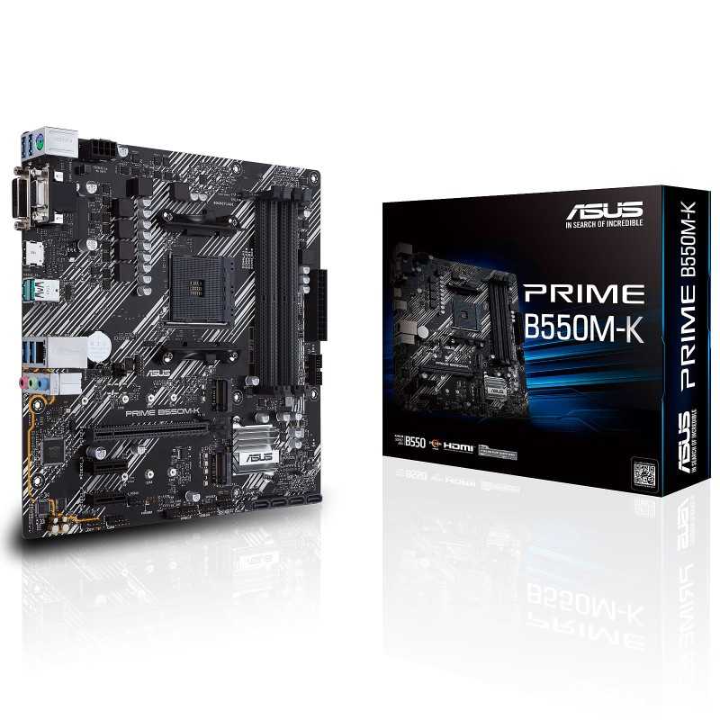 ASUS Prime B550M-A/CSM AMD AM4 (3rd Gen Ryzen ) microATX commercial motherboard