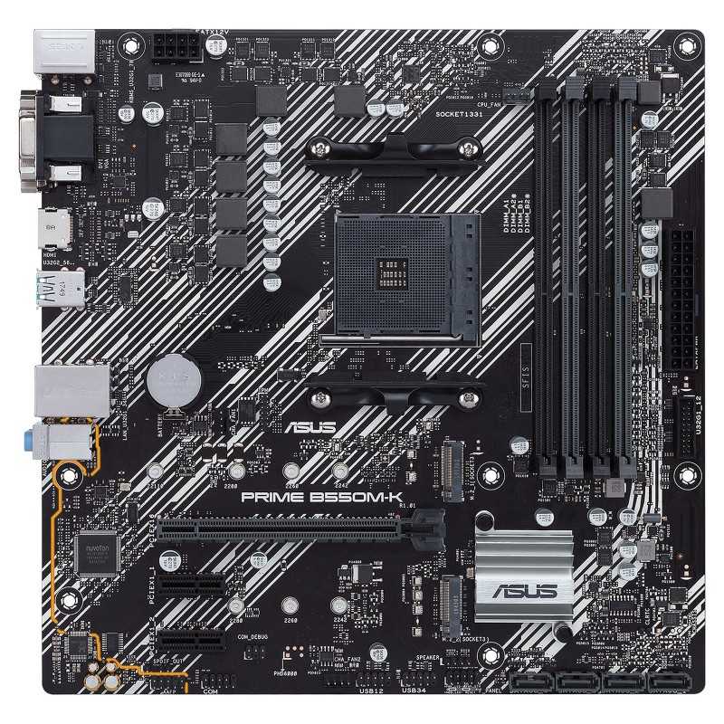 ASUS Prime B550M-A/CSM AMD AM4 (3e génération Ryzen) carte mère commerciale microATX 