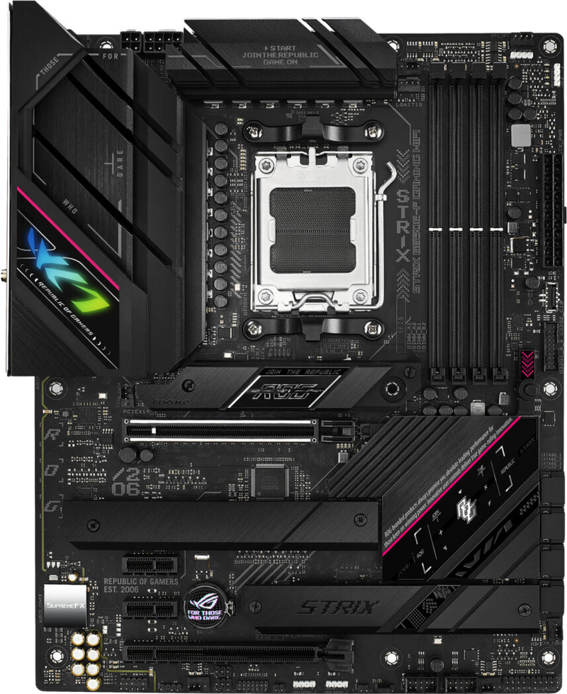 Carte mère de bureau de jeu Asus ROG Strix B650E-F GAMING WIFI - Chipset AMD B650 - Socket AM5 - ATX 