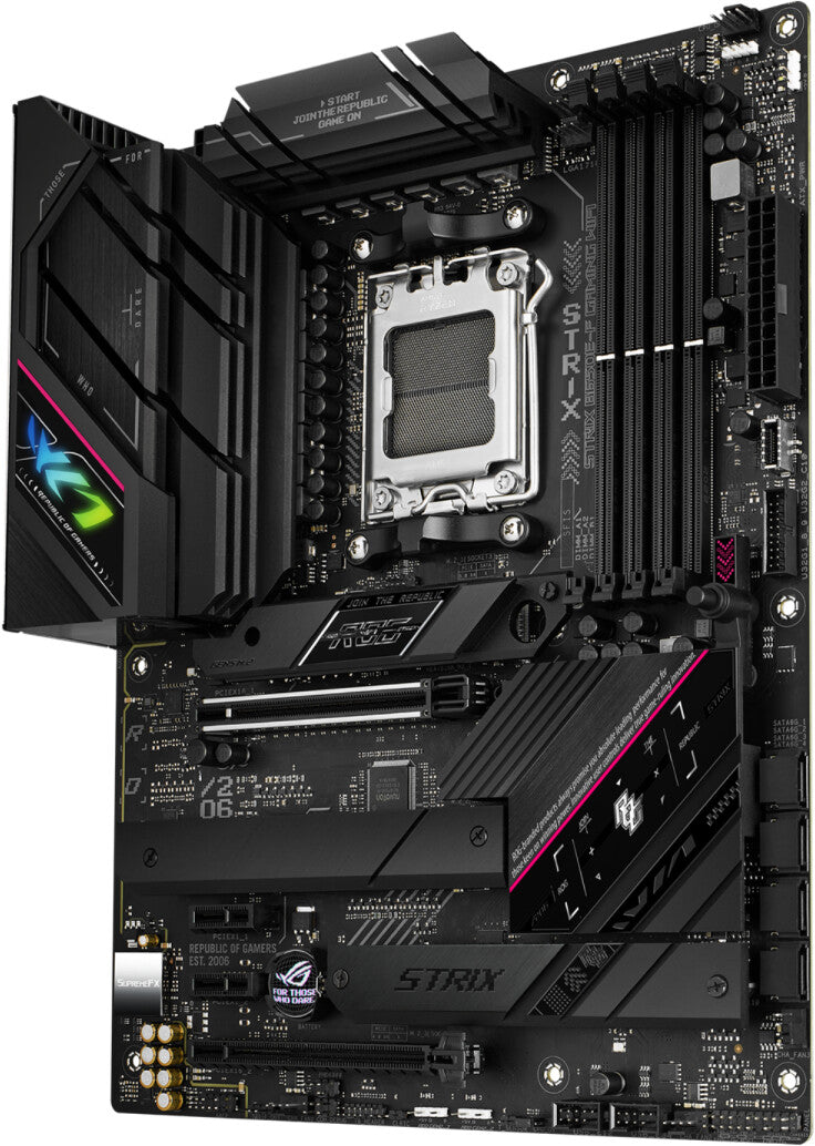 Carte mère de bureau de jeu Asus ROG Strix B650E-F GAMING WIFI - Chipset AMD B650 - Socket AM5 - ATX 