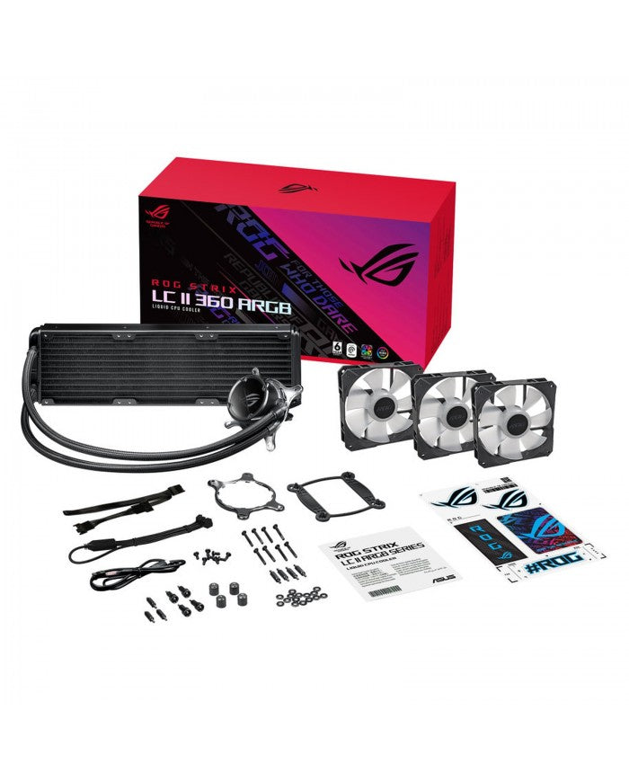 Asus ROG Strix LC II 360 ARGB Ventilateur de refroidissement/radiateur/bloc d'eau