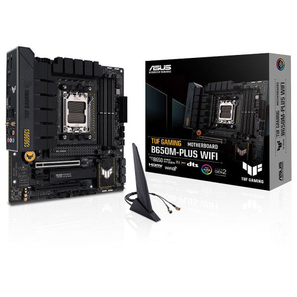 ASUSTUF GAMING B650M-PLUS WIFI AMD RYZEN 7000 SERIES AM5 4DDR5 128GB MICROATX