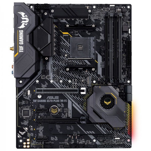 ASUS AM4 TUF Gaming X570-Plus (Wi-Fi) ATX motherboard with PCIe 4.0, dual M.2, 1