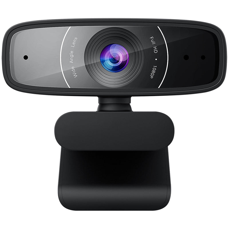 ASUS Webcam C3 1080p HD USB Camera - Microphone à formation de faisceaux, inclinaison réglable, 36