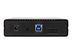 StarTech.com Boîtier de disque dur externe SATA III USB 3.0 noir 3,5 pouces avec UASP - Disque dur externe portable