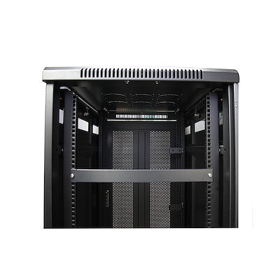 StarTech.com Panneau d'obturation - 1U - 19 pouces - Acier - Noir - Panneau de rack vierge - Panneau de remplissage - Panneau de montage en rack - Caches de rack