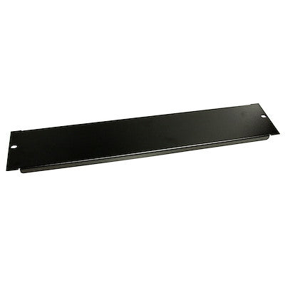 StarTech.com Panneau d'obturation - 2U - 19 pouces - Acier - Noir - Panneau de rack vierge - Panneau de remplissage - Panneau de montage en rack - Caches de rack