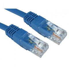 Axiom 6-INCH CAT6 UTP 550mhz Patch Cable Snagless Molded Boot (Blue)