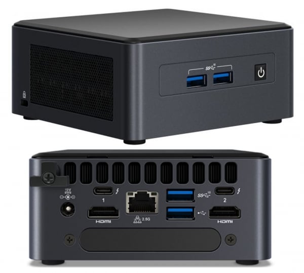 Intel NUC 11 Pro NUC11TNHv7 Barebone System - Socket BGA-1449 - 1 x Processor Support - Intel Core i7 11th Gen i7-1185G7 Quad-core (4 Core)