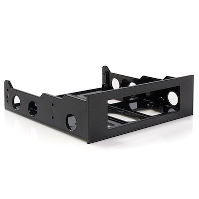 StarTech.com Support de montage pour baie avant 3,5" à 5,25" - Adaptateur pour baie avant de bureau - Noir