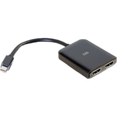 C2G DisplayPort to HDMI Display Splitter - Dual Monitor Adapter Converter