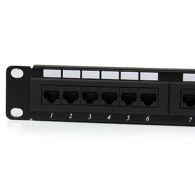 StarTech.com 24 Port 1U Rackmount Cat 6 110 Patch Panel