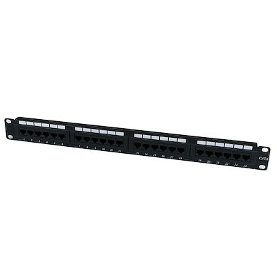 StarTech.com Panneau de brassage 24 ports 1U Cat 6 110, montage en rack