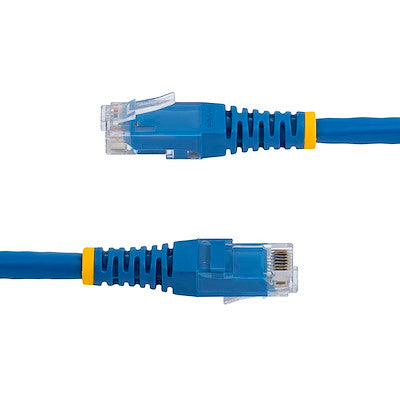 StarTech.com 8ft CAT6 Ethernet Cable - Blue Molded Gigabit - 100W PoE UTP 650MHz - Category 6 Patch Cord UL Certified Wiring/TIA