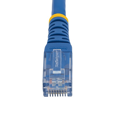 StarTech.com 8ft CAT6 Ethernet Cable - Blue Molded Gigabit - 100W PoE UTP 650MHz - Category 6 Patch Cord UL Certified Wiring/TIA