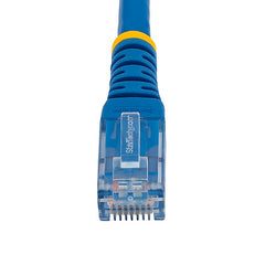 StarTech.com 8ft CAT6 Ethernet Cable - Blue Molded Gigabit - 100W PoE UTP 650MHz - Category 6 Patch Cord UL Certified Wiring/TIA